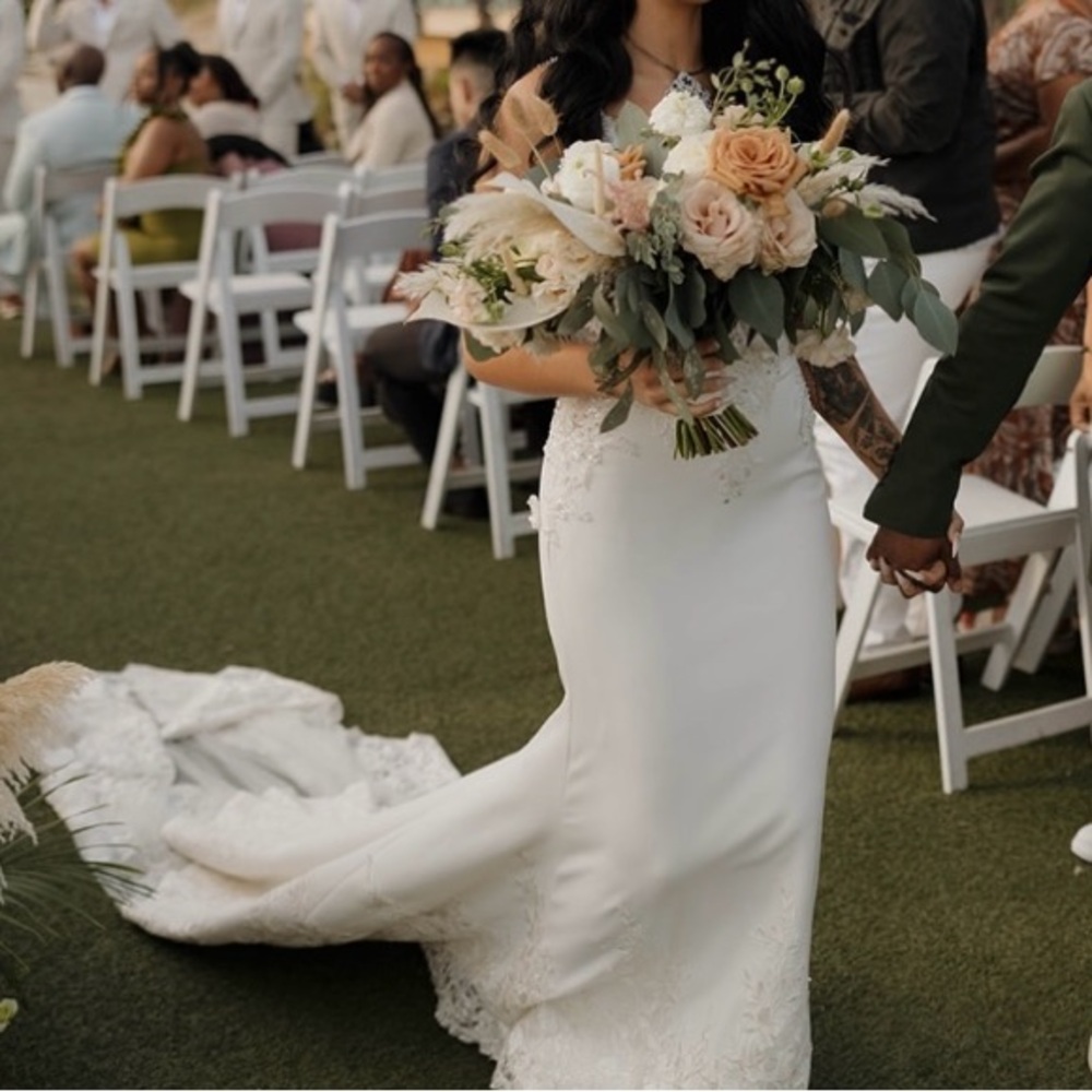 MillaNova White Wedding Dress